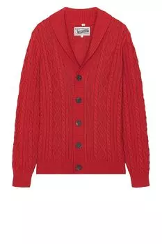 Кардиган Schott Cableknit, цвет Whisky