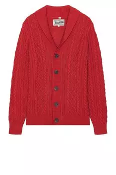 Кардиган Schott Cableknit, цвет Whisky