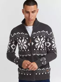 Кардиган сдноран Solid, серый