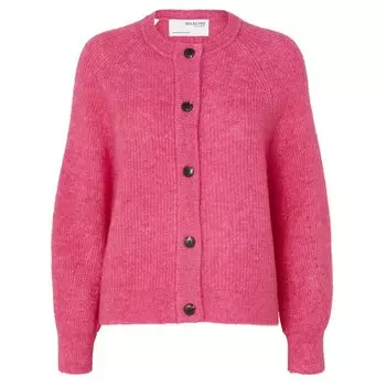 Кардиган Selected Lulu Short, бежевый