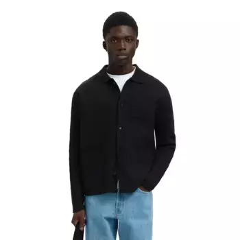 Кардиган Selected Mike Relaxed Fit, черный