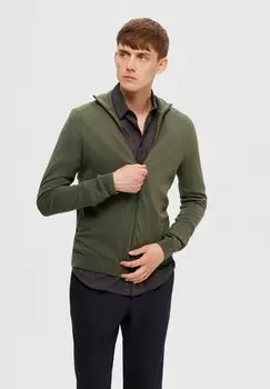 Кардиган Selected, зеленый