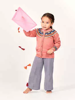 Кардиган Sense Organics, красный