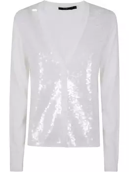 Кардиган Seventy с пайетками, белый