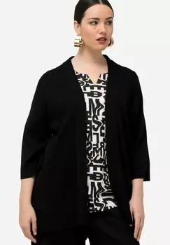 Кардиган SHAWL COLLAR 3/4 SLEEVE Ulla Popken, черный