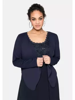 Кардиган sheego Bolero, морской