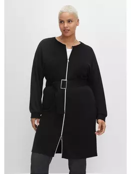 Кардиган sheego Shirtjacke, черный