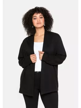 Кардиган sheego Strickjacke, черный
