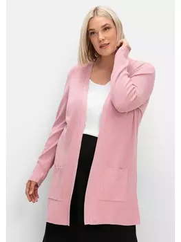 Кардиган sheego Strickjacke, цвет ros