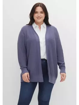 Кардиган sheego Strickjacke, индиго