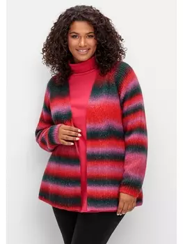 Кардиган sheego Strickjacke, красный