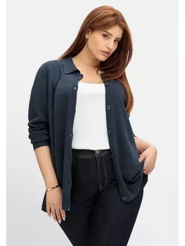 Кардиган sheego Strickjacke, ночной синий