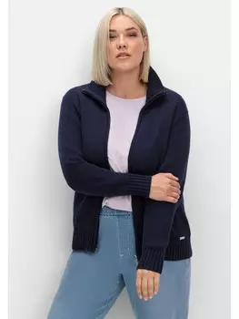 Кардиган sheego Strickjacke, синий
