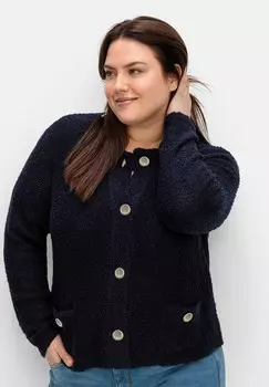 Кардиган Sheego, темно-синий