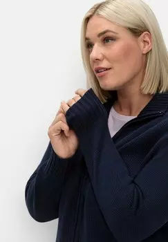 Кардиган Sheego, темно-синий