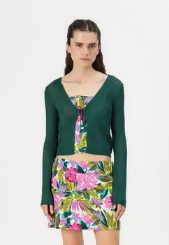 Кардиган SHEER TIE CARDIGAN GAP, темно-зеленый