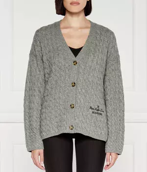 Кардиган шерстяной Tommy Hilfiger Regular Fit, серый