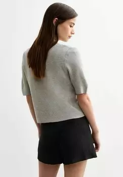 Кардиган SHORT SLEEVE New Look, серый