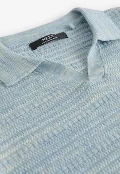Кардиган Short Sleeve Trophy Neck -Regular Fit Next, синий