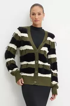 Кардиган Silvian Heach MANFRED, зеленый