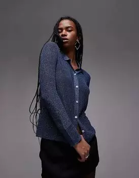 Кардиган синего цвета Mango