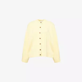 Кардиган Sisters & Seekers Bryant с рельефной резинкой, желтый