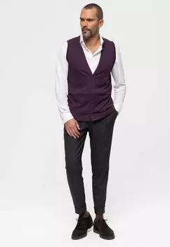 Кардиган Sleeveless Antioch, черносливовый