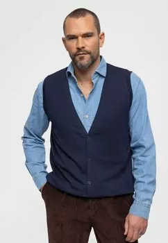 Кардиган Sleeveless Antioch, темно-синий