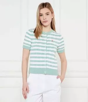 Кардиган Slim fit Polo Ralph Lauren, зеленый
