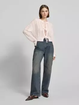 Кардиган со шнуровкой Review, розовый