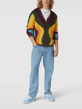 Кардиган со сплошным узором MARKET, коричневый