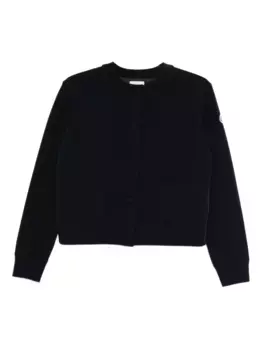 Кардиган со стегаными вставками MONCLER, синий