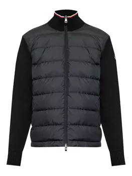 Кардиган со вставками Moncler, черный