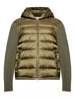 Кардиган со вставками Moncler, зеленый