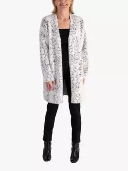 Кардиган со змеиным карманом chesca, цвет Ivory/Silver