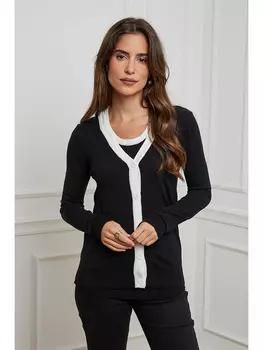 Кардиган Soft Cashmere Twinset, черный