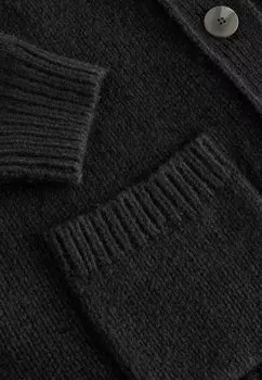 Кардиган SOFT TOUCH POCKET FRONT BUTTON REGULAR FIT Next, черный
