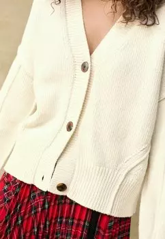 Кардиган SOFT TOUCH SEAM DETAIL Next, бежевый