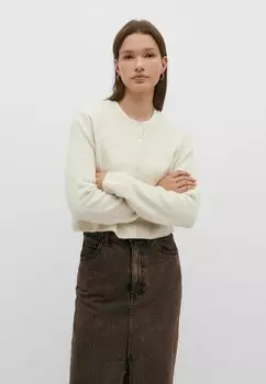 Кардиган Soft Touch Stradivarius, бежевый