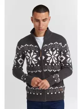 Кардиган !SOLID Cardigan SDNoran zipjacket 21300894-ME Schicker Cardigan mit Reiverschluss, серый