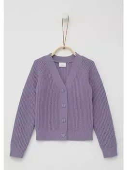 Кардиган sOliver Strickjacke langarm, фиолетовый
