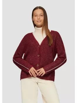 Кардиган sOliver Strickjacke langarm, красный