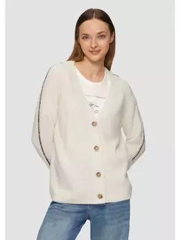 Кардиган sOliver Strickjacke langarm, кремовый