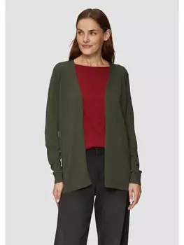 Кардиган sOliver Strickjacke langarm, оливковый
