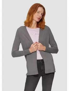 Кардиган sOliver Strickjacke langarm, серый