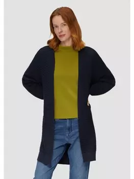 Кардиган sOliver Strickjacke langarm, синий