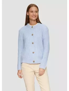 Кардиган sOliver Strickjacke langarm, синий