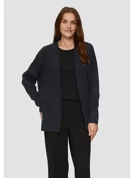 Кардиган sOliver Strickjacke langarm, синий