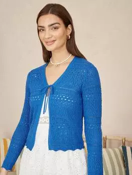 Кардиган спереди Yumi, синий
