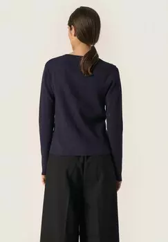 Кардиган SPINA REGULAR Soaked in Luxury, темно-синий